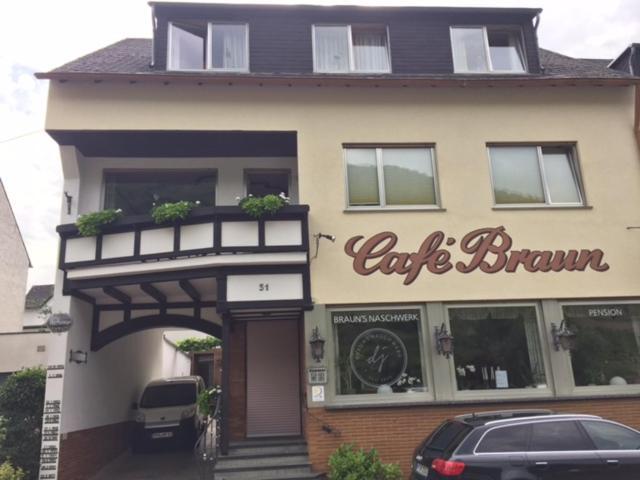 Pension Cafe-Braun Löf Kültér fotó